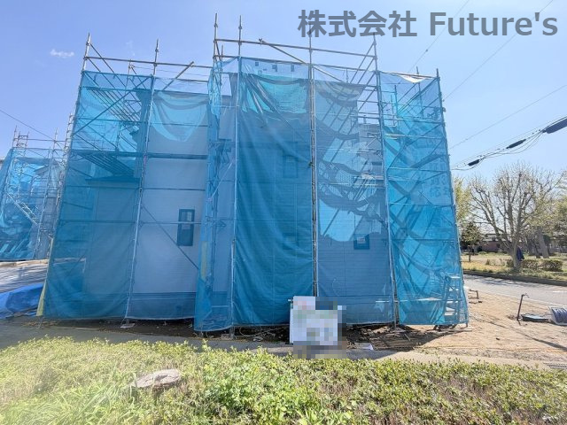 吉川市高久1丁目　新築戸建　全3棟　A号棟の外観|現地の写真になります。