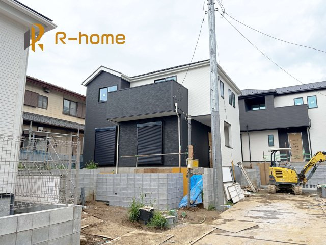 我孫子市青山第1期　新築戸建て　2号棟の外観|ご予約を頂ければ、『平日』はもちろん『早朝』や『夜間』もご見学可能です♪お気軽にお申し付けください♪