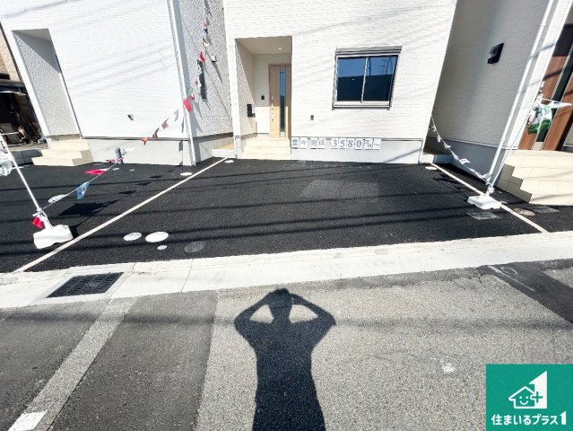 高石市綾園　第2期　新築一戸建ての駐車場|駐車スペース！散水栓があるので、こまめに愛車を洗えます！