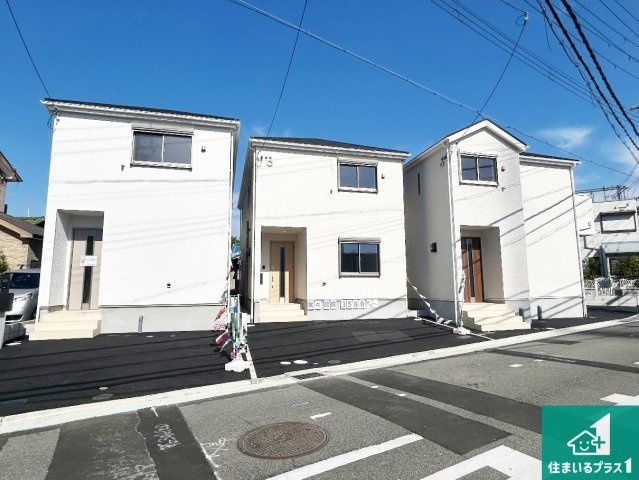 高石市綾園　第2期　新築一戸建ての外観|お客様に長く安心して住んでいだだける事にこだわった家づくり！住んでからのアフターサービスにもしっかりと取り組んでいます！