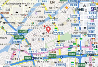 【地図】 | メインステージ京町堀