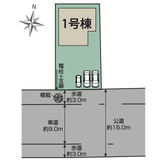 【区画図】 | 羽生市南羽生1丁目　新築戸建　全1棟　1号棟