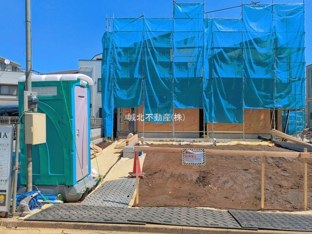 練馬区桜台6丁目全3棟 1号棟の外観|現地（2026年2月18日撮影）