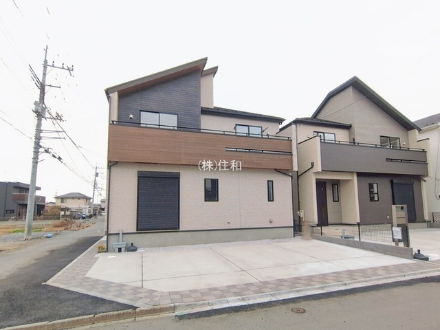 【新築分譲住宅】川越市豊田町2丁目の前面道路含む現地写真