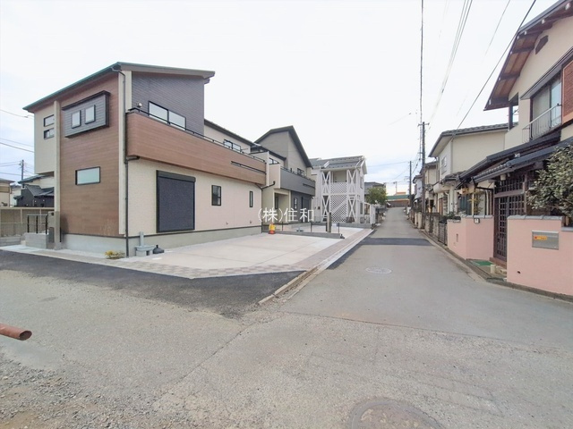 【新築分譲住宅】川越市豊田町2丁目の前面道路含む現地写真