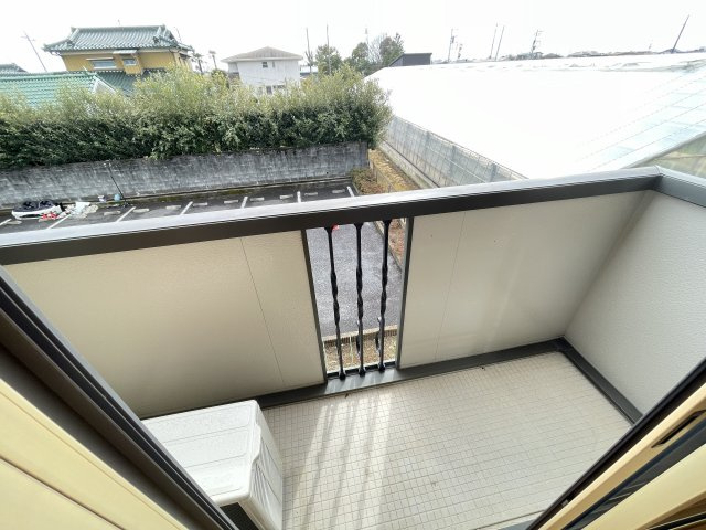 トマトハイツ一番館のバルコニー