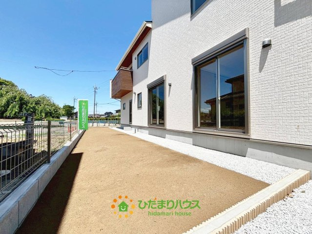羽生市西５丁目　新築一戸建ての庭