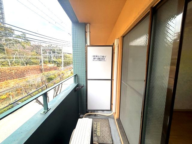 エルマール御影のバルコニー