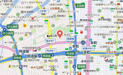 【地図】 | シエリア靭本町