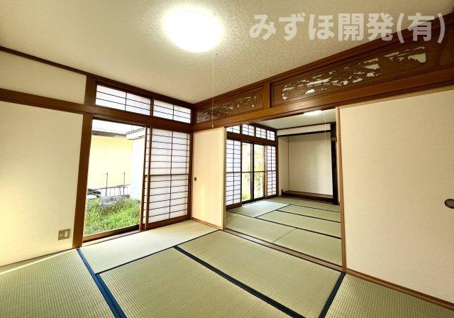 東根市神町南2丁目5-6の和室|二間続きの和室です。