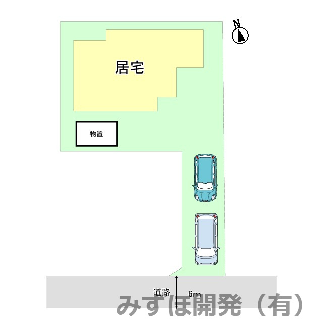 東根市神町南2丁目5-6の区画図
