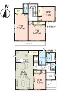 【間取り】 | 桜区上大久保　新築戸建 | B号棟：3,790万円
