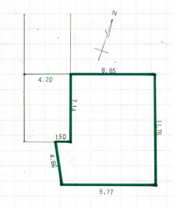 敷地面積33坪　売地　川越市的場