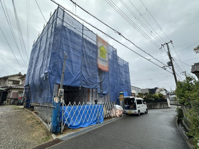 神戸市西区伊川谷町有瀬新築戸建の前面道路含む現地写真|2026年04月10日撮影