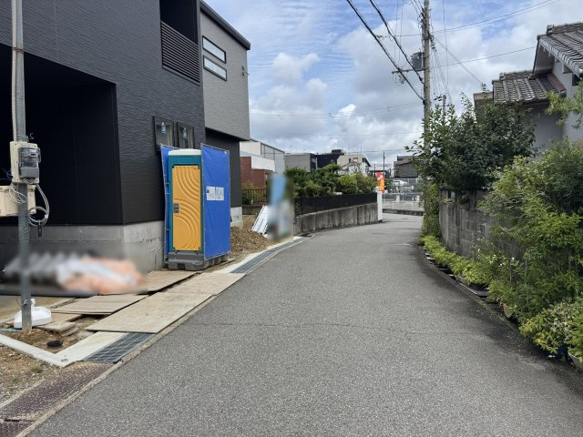 神戸市西区伊川谷町有瀬新築戸建の前面道路含む現地写真|2026年06月28日撮影