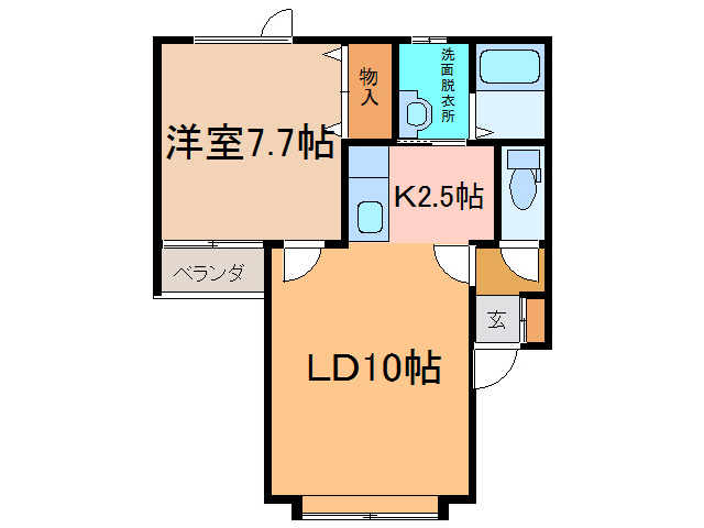 ソルフロールの間取り