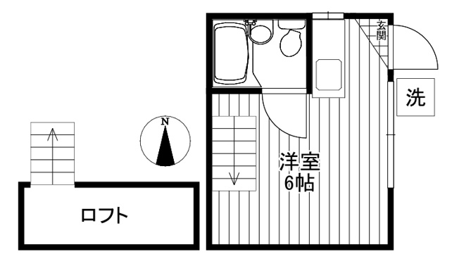 【間取り】 | 小倉ハイツ