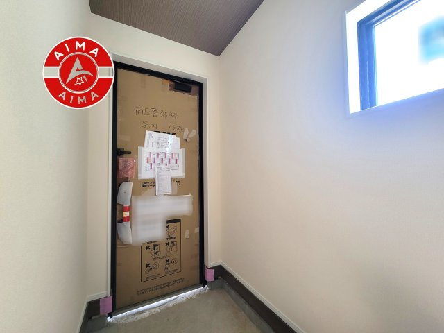 福岡市南区警弥郷1丁目第4-3棟（1号棟）の内観：施工例|二重ロックでしっかり防犯対策ができます。
