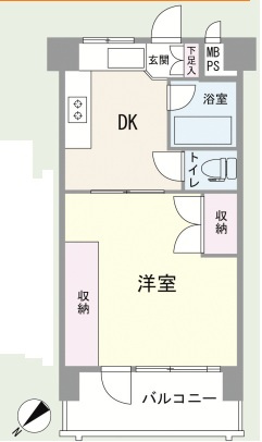 【間取り】 | セザール五反田