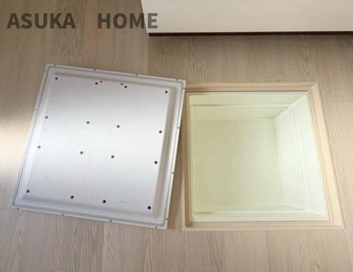 保土ケ谷区上星川戸建のキッチン|キッチンに便利な床下収納あるのはいろんな用途があり嬉しいですね。