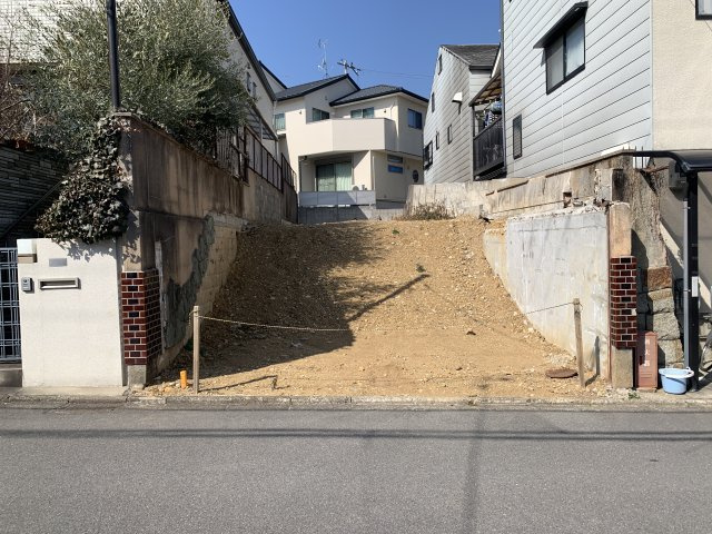 京都市北区紫竹西野山町　建築条件無し売土地の外観