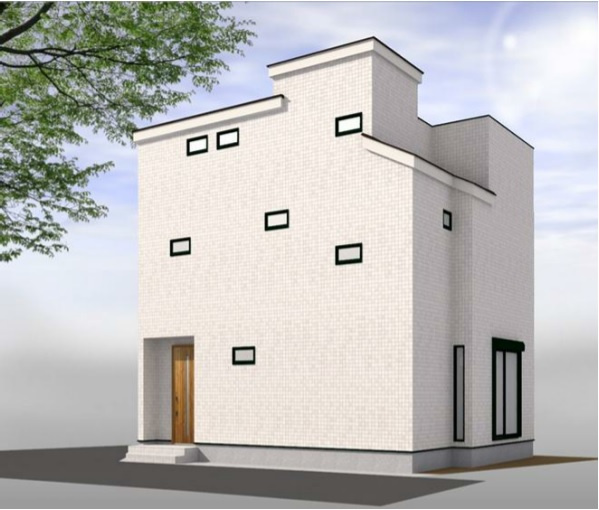 北区栄町 限定1棟の完成予想図|―角地に面し陽当り・風通し良好です♪♪―
大型商業施設コーナンが徒歩2分！
(イラストは図面を基に起こしたもので実際のものとは多少異なる場合がございます)