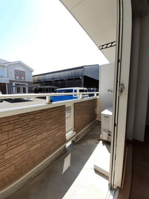 【バルコニー】 | グレースコート　Ａ | 落ち着いた時間を過ごせるバルコニーです