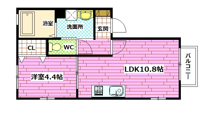 メルメゾンの間取り
