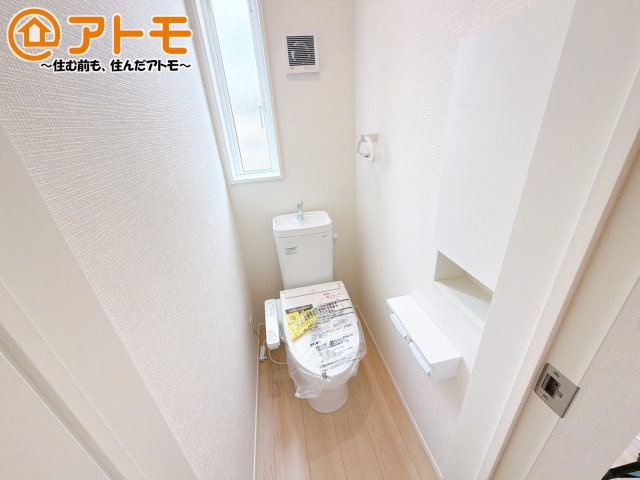 【トイレ】 | 田方郡函南町柏谷　新築一戸建て　1号棟 | ２つトイレがあるので朝も混みあわずに使うことができます！