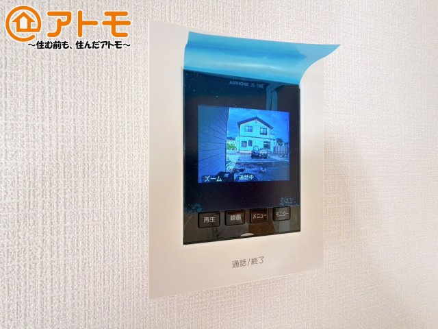 【セキュリティ】 | 田方郡函南町柏谷　新築一戸建て　3号棟 | TVモニター付きインターホンは防犯性に優れています！
