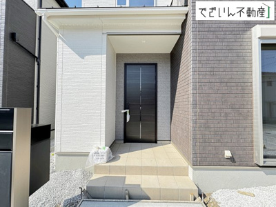 【玄関】 | 熊谷市石原　新築住宅 | ≪4号棟≫
現地(2026年2月撮影)
