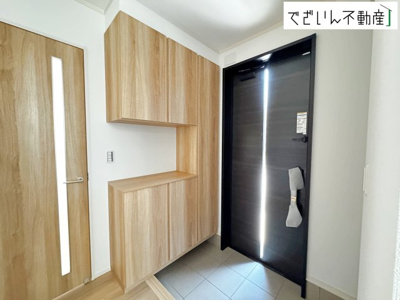 【玄関】 | 熊谷市石原　新築住宅 | ≪4号棟≫
現地(2026年2月撮影)
