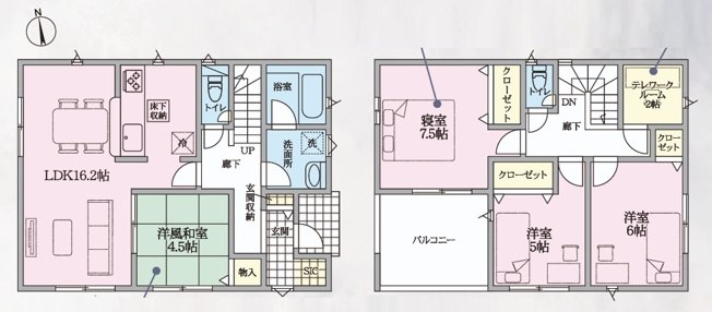 【間取り】 | 田方郡函南町柏谷　新築一戸建て　4号棟