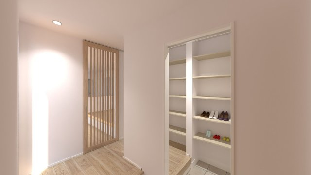 久留米市藤光町　新築戸建の収納|完成予想図