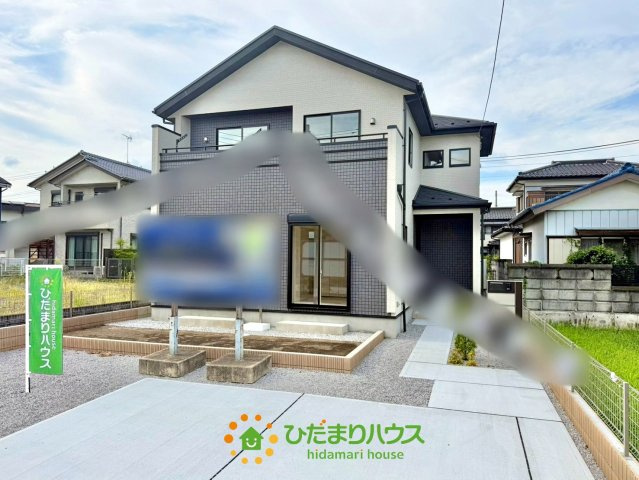 羽生市南羽生1丁目　新築一戸建て　の外観|大きなお家で目立ちます！