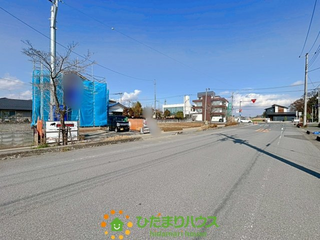 羽生市南羽生1丁目　新築一戸建て　の前面道路含む現地写真|26/03/05 撮影