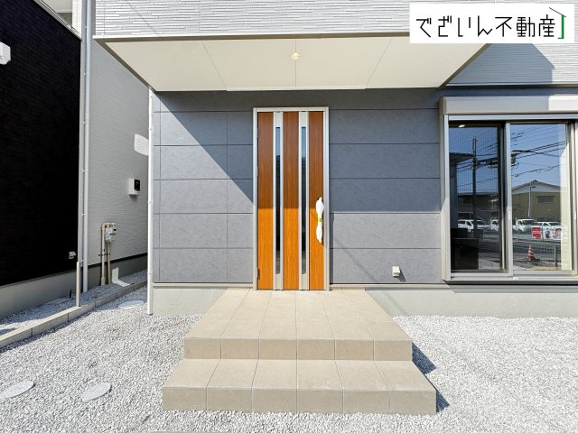 【玄関】 | 熊谷市石原　新築住宅 | ≪5号棟≫
現地(2026年2月撮影)