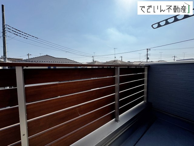【バルコニー】 | 熊谷市石原　新築住宅 | ≪5号棟≫
現地(2026年2月撮影)