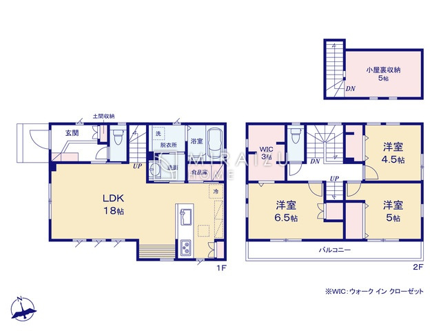 【間取り】 | 陽の光をたっぷりと浴びながら気持ち良く生活が出来ます。夢のマイホーム、夢ではなく実現出来ます！見学・ご相談等、お気軽にご連絡下さい。
