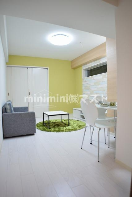 ドュシンビオス桜川のバルコニー