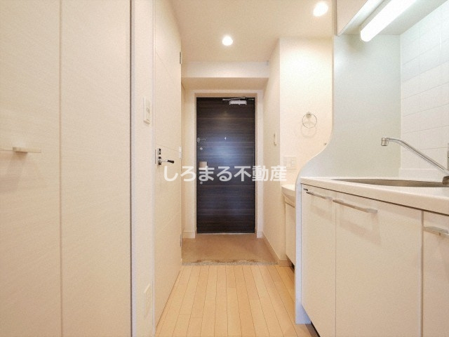 プレサンス天満橋アンジェの玄関