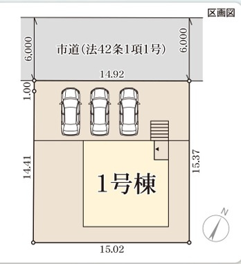 【区画図】 | リーブルガーデン堺市南区庭代台１丁 | 区画図