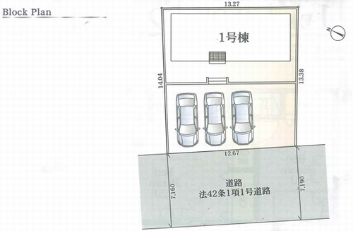【区画図】 | 【仲介手数料０円】小田原市堀之内第8　新築一戸建て | 小田原市堀之内第8　新築一戸建て