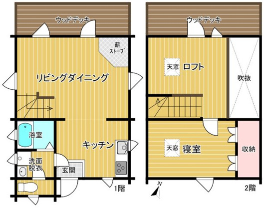 【間取り】 | あじろ南熱海ヶ丘　戸建