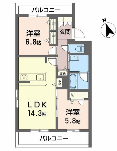 Seaside Houseの間取り