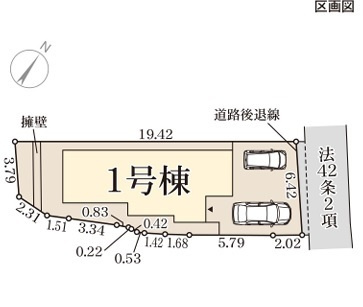 【区画図】 | リーブルガーデン大阪狭山市今熊２丁目 | 区画図