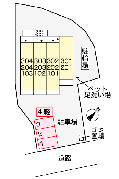 アークステラの区画図