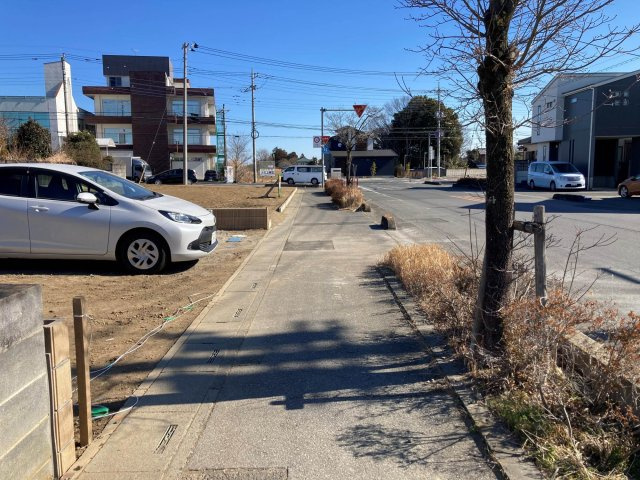 BLOOMING GARDEN　羽生市南羽生1丁目の前面道路含む現地写真