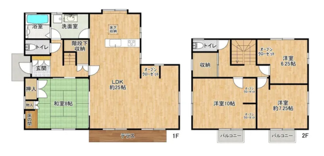 【間取り】 | 熊本市東区月出6丁目