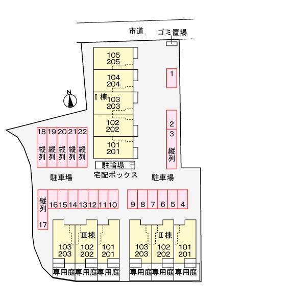 ベル　シエルメール　Ⅰの駐車場|駐車場
